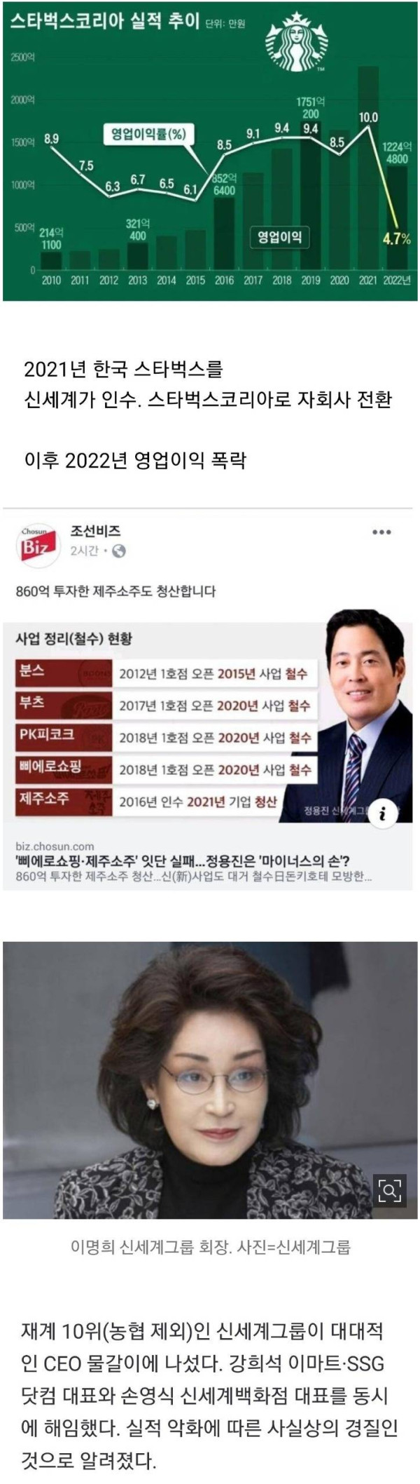 아들 측근 다 해고한 회장님